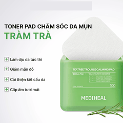Toner Pad Mediheal Sạch Sâu Dưỡng Ẩm Sáng Da Hàn Quốc Hộp 100 Miếng