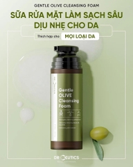 Sữa Rửa Mặt DrCeutics Gentle Olive Cleansing Foam Dịu Nhẹ Làm Sạch Sâu Thông Thoáng Lỗ Chân Lông Dành Mọi Loại Da 150ml