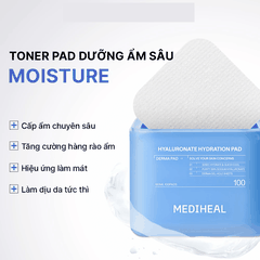 Toner Pad Mediheal Sạch Sâu Dưỡng Ẩm Sáng Da Hàn Quốc Hộp 100 Miếng