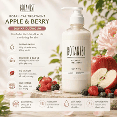 Combo 2 Món Gội Xả BOTANIST Smooth Nắp Trắng Suôn Mượt Cho Tóc Rối, Mềm Mượt Như Lụa Chuẩn Salon Tại Nhà