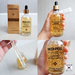 Serum Medi Peel Vàng 24K Luxury Gold Ampoule Dưỡng Ẩm Da Trắng Sáng Chống Lão Hóa 100ml Hàn Quốc