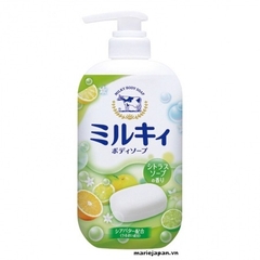 Sữa Tắm Bò Milky Body Soap Nhật Bản 550ml