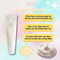 SRM Muji Face Soap Scrub Nhật Bản - CÓ HẠT SẠCH SÂU Tuýp 120g