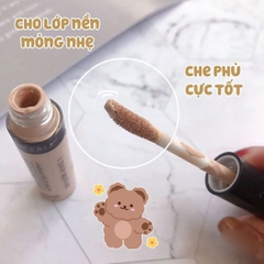 Kem Che Khuyết Điểm The Saem Che Phủ Tốt Mỏng Nhẹ Cover Perfection Tip Concealer SPF28 PA++ Hàn Quốc 6.5g