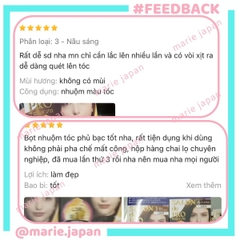 Bọt Nhuộm Tóc Salon De Pro Phủ Bạc Tự Nhiên Cao Cấp Không Mùi Tiện Lợi  Nhật Bản