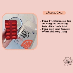 Viên Uống Eundan Vitamin C 1000mg Sáng Da Tăng Sức Đề Kháng Hàn Quốc 120 Viên