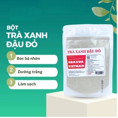 Bột Trà Xanh Đậu Đỏ OBAXUA – Dưỡng Trắng, Làm Sạch, Cấp Ẩm Cho Da: