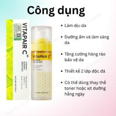 Serum Dạng Xịt Nature Republic Repair C Blending Mist Dưỡng Sáng Cấp Ẩm Căng Bóng Da Hàn Quốc Chai 80ml