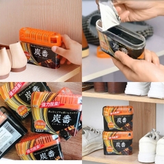 Hộp Khử Mùi Tủ Giày Kokubo Than Hoạt Tính Giảm Mùi Hôi Ẩm Mốc Tủ Giày Nhật Bản