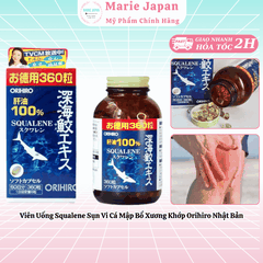 Viên Uống Squalene Sụn Vi Cá Mập Bổ Xương Khớp Orihiro Nhật Bản