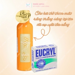 Combo 2 Món 1 Bột Tẩy Trắng Răng Eucryl 50g + 1 Nước Súc Miệng Propolinse Cam 600ml
