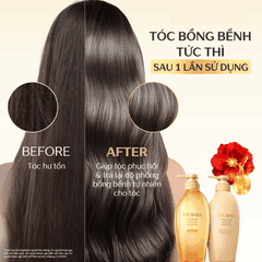 Dầu Gội Xả Tsubaki Premium Phục Hồi Giảm Gãy Rụng Cho Tóc Hư Tổn Nhật Bản