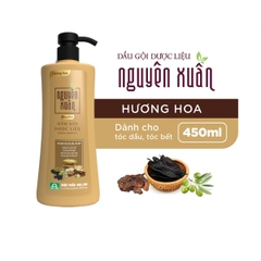 Dầu Gội Dược Liệu Nguyên Xuân Giúp Dưỡng Tóc Bồng Bềnh Phục Hồi Hư Tổn 450ml