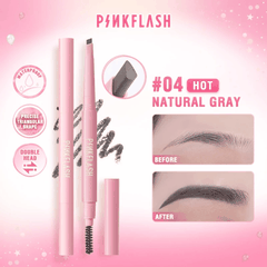 Chì kẻ mày Pinkflash Siêu Bền Màu, Chống Thấm Nước  Waterproof Auto Eyebrow Pencil E09