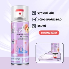 Xịt khử mùi giày nano bạc đa năng JIXUAN 260ml