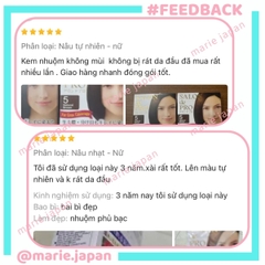 Kem Nhuộm Tóc Cho NỮ Salon De Pro Phủ Bạc Tự Nhiên Không Mùi Cao Cấp Nhật Bản 80G