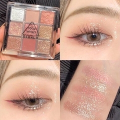 Phấn Mắt DIKALU Coco Venus 9 Ô Màu Nhũ Lấp Lánh Siêu Đẹp