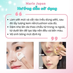 Set 5 Bông Mút Trang Điểm Nhiều Màu Đa Năng Mềm Mại Dễ Tán Nhỏ Gọn Tiện Lợi 