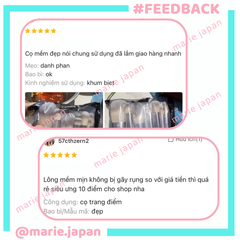 Bộ Cọ Makeup Jary Mềm Mịn Dễ Thao Tác Set 10 Cây Kèm Túi Da