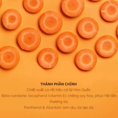 Toner Pad Skinfood Cấp Ẩm Làm Dịu Mát Da Tức Thì Carrot Carotene Calming Hàn Quốc Hộp 60 Miếng