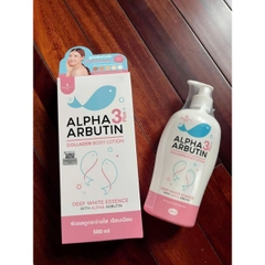 Dưỡng thể Alpha Arbutin 3 Plus+ Collagen Lotion Chai 500ml