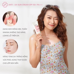 Kem Chống Nắng J.Vita ANTI-UV Sun Cream SPF 50+PA+++ Hàn Quốc 60g
