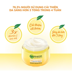 Kem Dưỡng Garnier Ban Ngày Light Complete Vitamin C Serum Cream SPF30