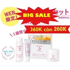 Bộ KIT MINI Dưỡng Trắng Da Siêu Cấp Senka 3 Món Nhật Bản