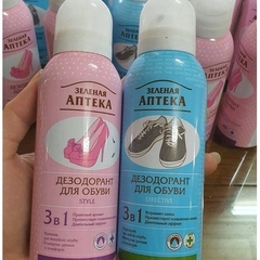 Xịt Khử Mùi Hôi Giày Zelenaya Apteka 3in1 Chai 150ml