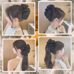   Kẹp Tóc Voan Thời Trang Nhiều Lớp Cỡ Lớn Tạo Hiệu Ứng Dày Tóc Nữ Tính Thanh Lịch 