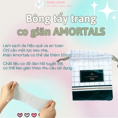 Bông Tẩy Trang Amortals Mềm Mịn Không Xơ Bông Thấm Hút Tốt An Toàn Cho Da Túi 240 Miếng