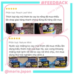 Nước Súc Miệng Ora2 Me Breath & Stain Clear Sạch Khoang Miệng Hơi  Thở Thơm Mát Nhật Bản Chai 460ml