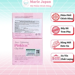 Mặt Nạ Đất Sét Pink Tox Derladie Pore Tightening Clay Mask Sạch Sâu Kiểm Soát Dầu Nhờn Se Khít Lỗ Chân Lông Hàn Quốc