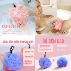 Bông Tắm Xơ Mướp JARY Siêu Tạo Bọt Mềm Mại Làm Sạch Da Hiệu Quả Loofah Bath Sponge 50g