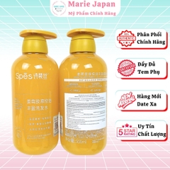 Dầu Gội Spes Collagen Chiết Xuất Gừng Sạch Sâu Giảm Gãy Rụng Tóc Chắc Khỏe Bồng Bềnh