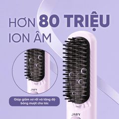 Lượt Điện Chải Tóc Jary Ion Electric Hair Comb  Không Dây Ion Âm Gỡ Rối Suôn Mượt, Tạo Kiểu Siêu Dễ