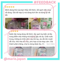 Nước Tẩy Trang Biore Sạch Sâu Dưỡng Ẩm Ngăn Ngừa Mụn Micellar Cleansing Water Nhật Bản