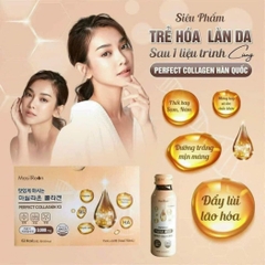 Nước Uống Collagen Perfect Collagen X3 Masilraon Trắng Da Chống Lão Hóa Hàn Quốc Hộp 10 Ống