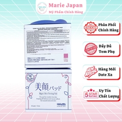 Toner Pad Meishoku Bigan Skin Toning Dịu Da Cân Bằng Dầu Nhờn Hỗ Trợ Ngăn Ngừa Mụn Nhật Bản Hộp 60 Miếng