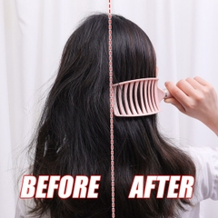 Lược Chải Tóc Massage Da Đầu Gỡ Rối Đệm Khí Tạo Kiểu Tóc Xoăn Dài Phồng Chân Tóc Tiện Lợi - MÀU HỒNG