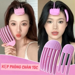 Kẹp Phồng Chân Tóc Tạo Mái Bay Siêu Hot Lược 3 Răng Mái Tóc Dày Dặn Tự Nhiên Phong Cách Hàn Quốc