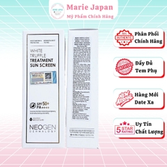 Kem Chống Nắng Neogen White Truffle Treatment Nâng Tone Cấp Ẩm Bảo Vệ Da Toàn Diện Hàn Quốc Tuýp 50ml