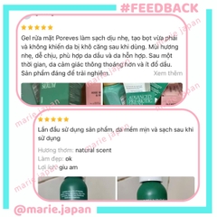 Gel Rửa Mặt Porêves Thảo Mộc Sạch Sâu Dịu Nhẹ Cân Bằng Da  Botanical Face Cleanser Chai 50ml