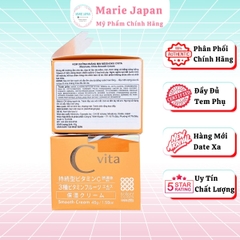 Kem Dưỡng Meishoku C Vita Smooth Cream Sáng Da Mờ Thâm Cấp Ẩm Nhật Bản Hộp 45G