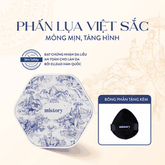 [MUA 1 TẶNG 1] Phấn Phủ Bột Lụa Mistory Mỏng Mịn, Hạn Chế Mốc Nền, Kiểm Soát Dầu 9g-TẶNG MÁ HỒNG MISTORY