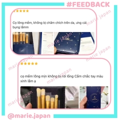 Set 5 Cọ Trang Điểm Mắt  AMORTALS Đa Năng Mềm Mịn Kèm Túi Đựng