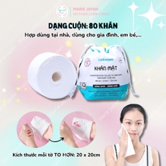 Khăn Lau Mặt Khô Dùng 1 Lần Chillwipes Dạng Rút 80 Miếng/Gói
