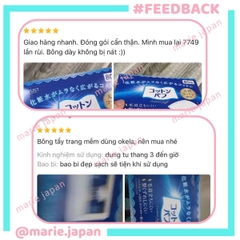 Bông Tẩy Trang S Select Cotton Puff Siêu Mềm Min Bông Tự Nhiên An Toàn Cho Da