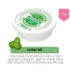 Bột Trắng Răng Artcolor Thơm Miệng Sạch Mảng Bám Hộp 75g