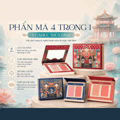 [MUA 2 TẶNG 1] Phấn Má Mistory 4in1 Vũ Khúc Thủy Đình Hiệu Ứng Căng Bóng Sáng Da 6g-TẶNG GƯƠNG LOAN Ổ